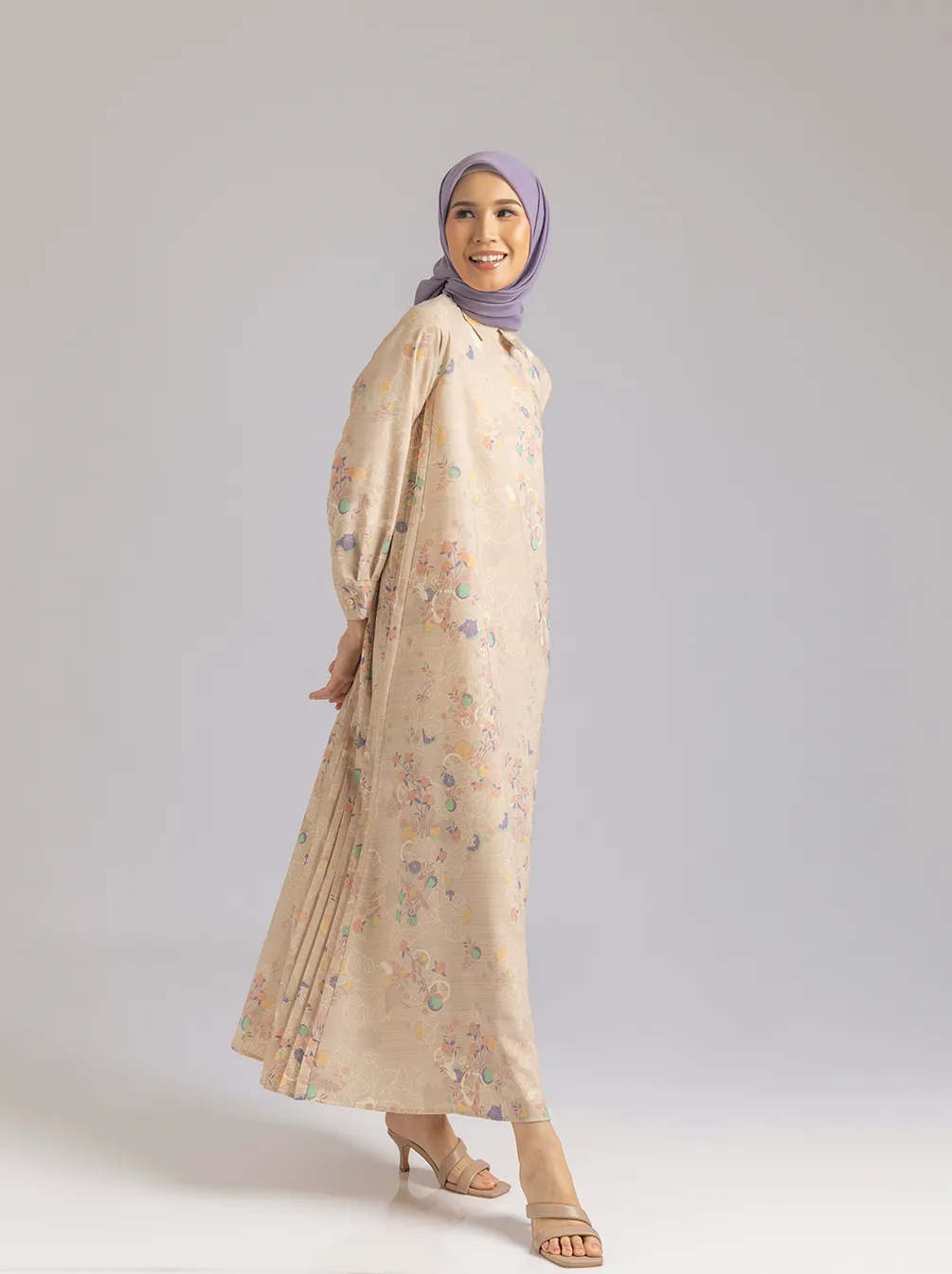 ZIA DRESS LIGHT CREAM