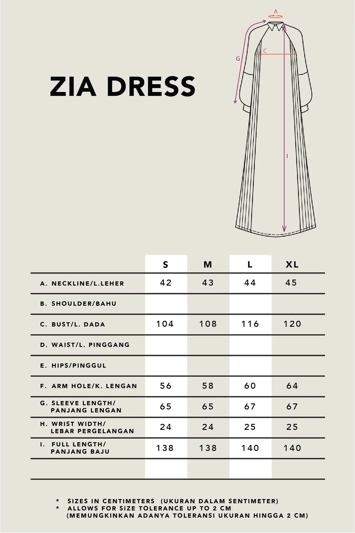 ZIA DRESS LIGHT CREAM