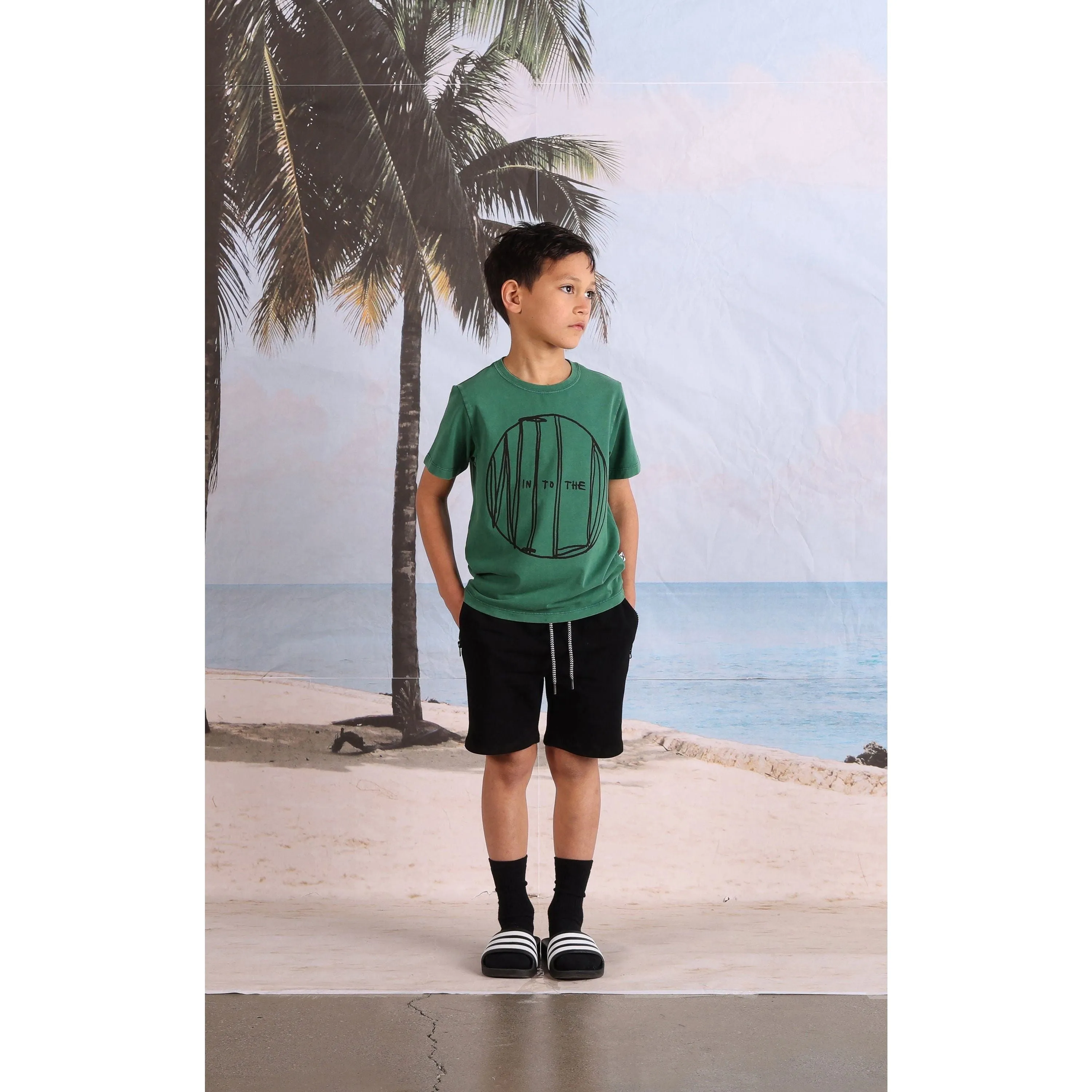 Zipped Short- Black