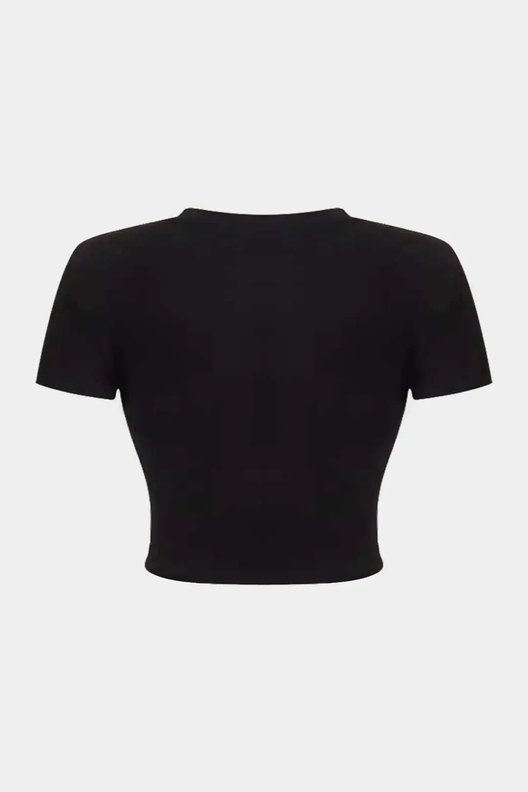 Zipporah - Chic Contrast Round Neck Woman's T Shirt