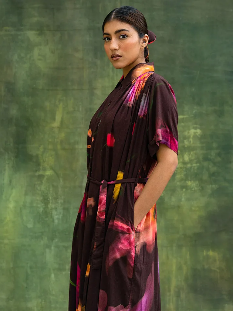 Zora Brown Dress