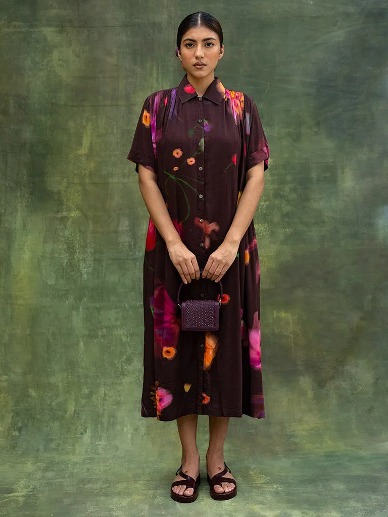 Zora Brown Dress